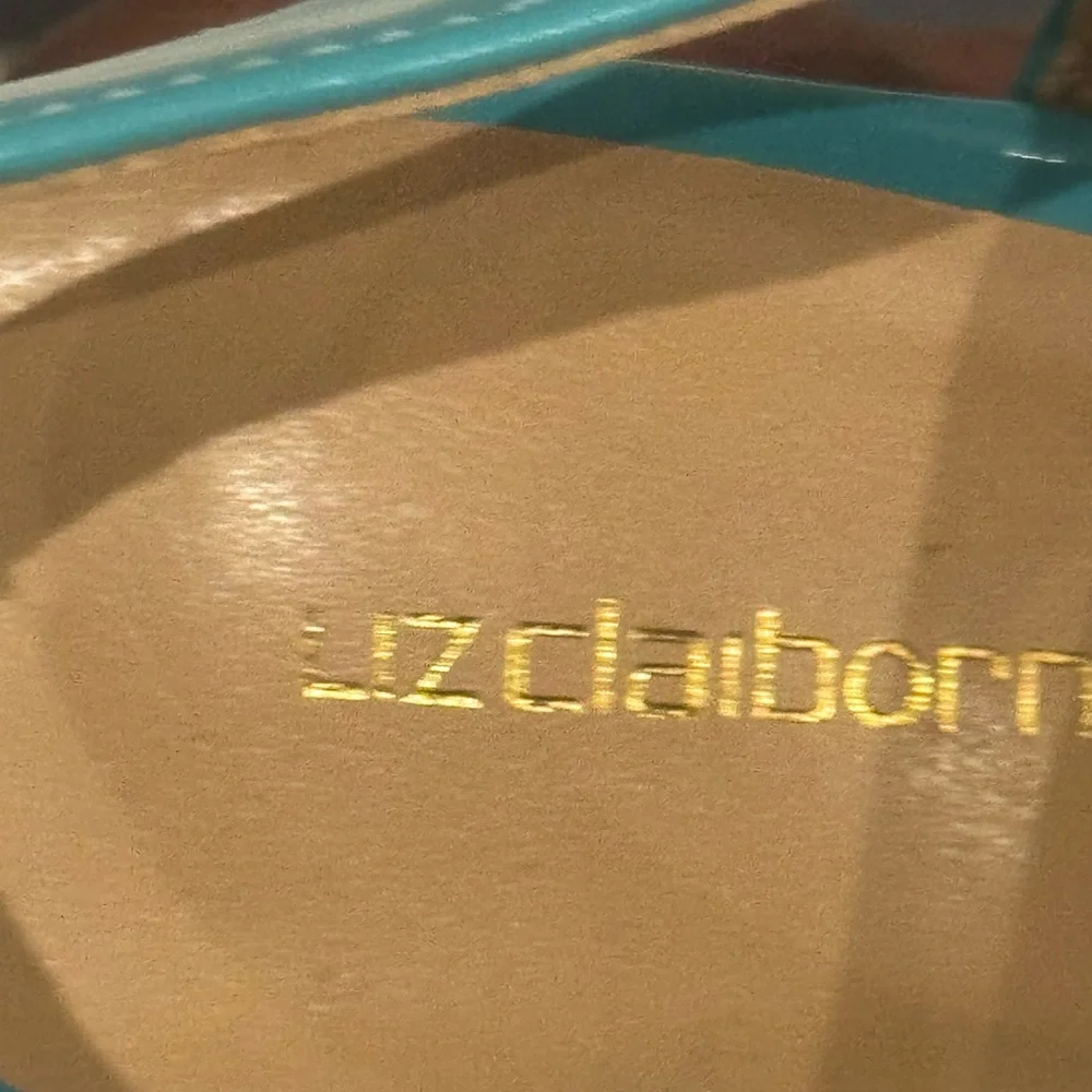 Liz Claiborne Turquoise Sandals - Picture 4 of 4